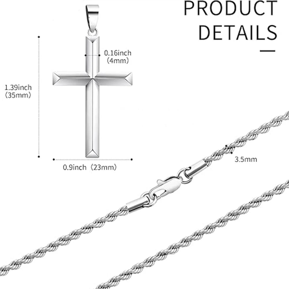 Sterling Silver Cross Necklace