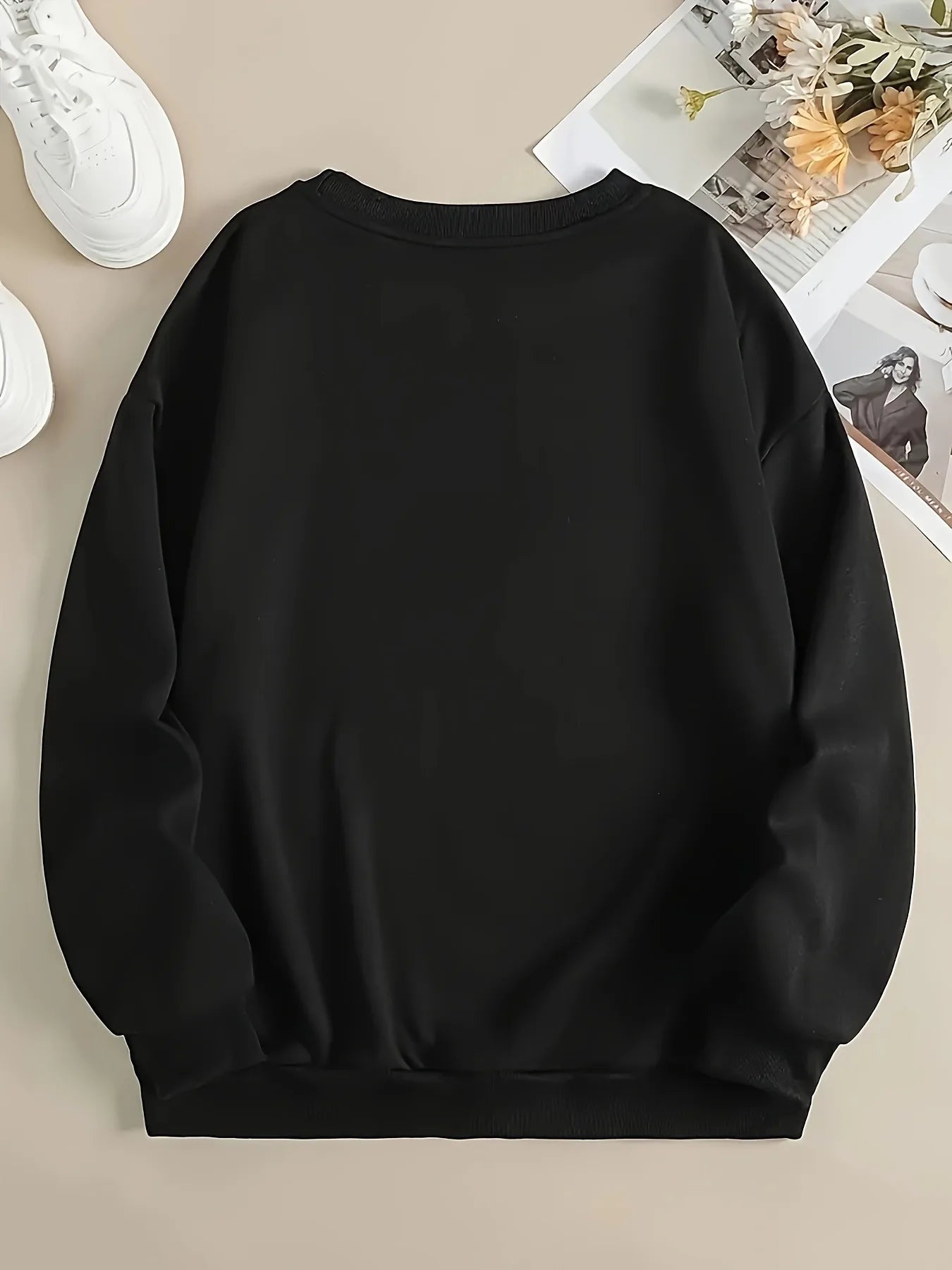 Women's Round Neck Festive Christmas Sweatshirt