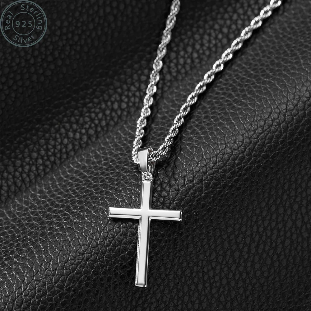 Sterling Silver Cross Necklace