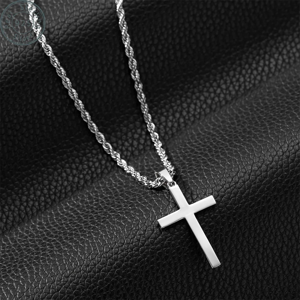 Sterling Silver Cross Necklace