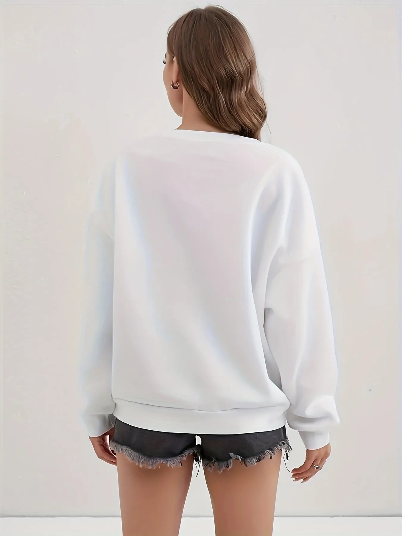 Women's Round Neck Festive Christmas Sweatshirt