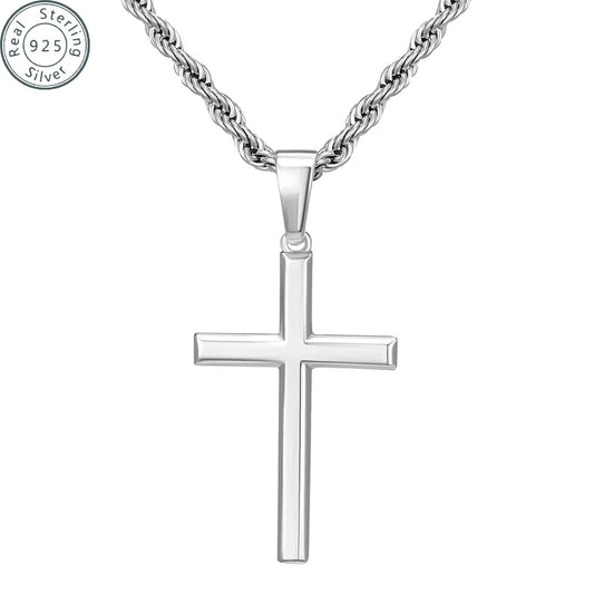 Sterling Silver Cross Necklace