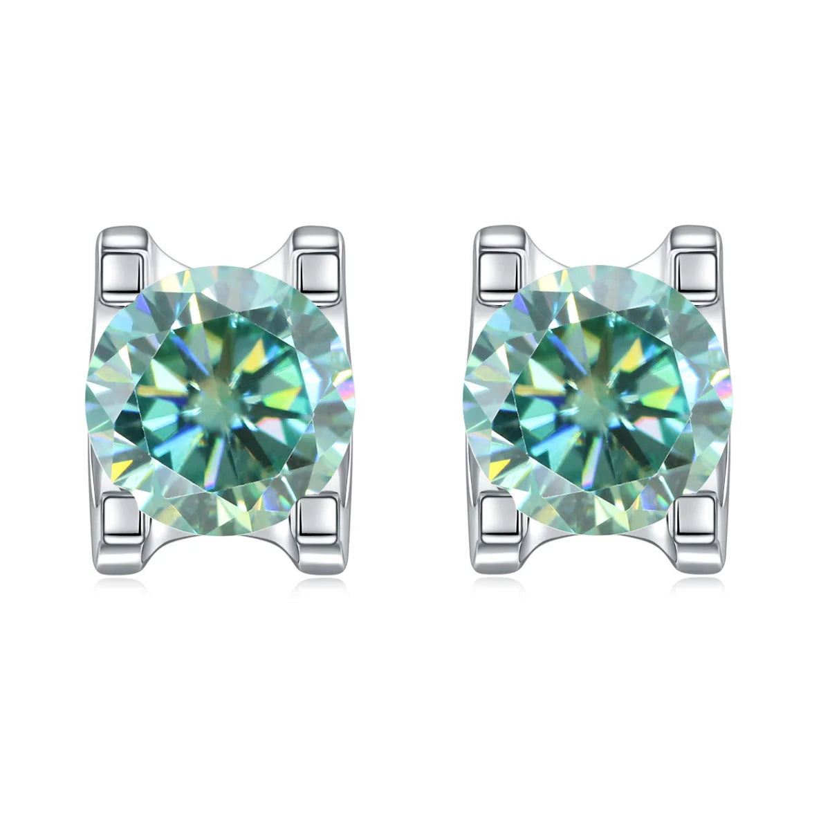 Women's Round Stud Earrings