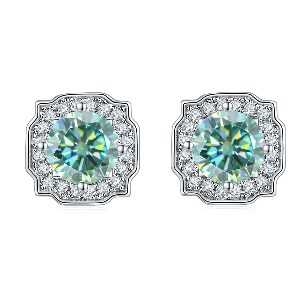 Women's Round Stud Earrings