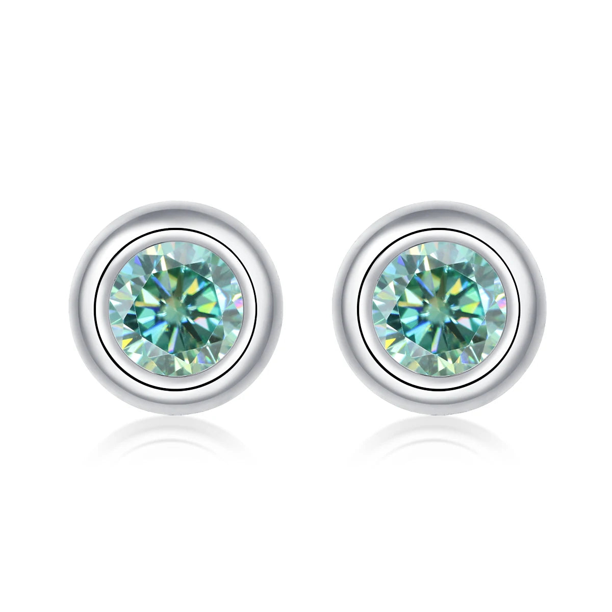 Women's Round Stud Earrings