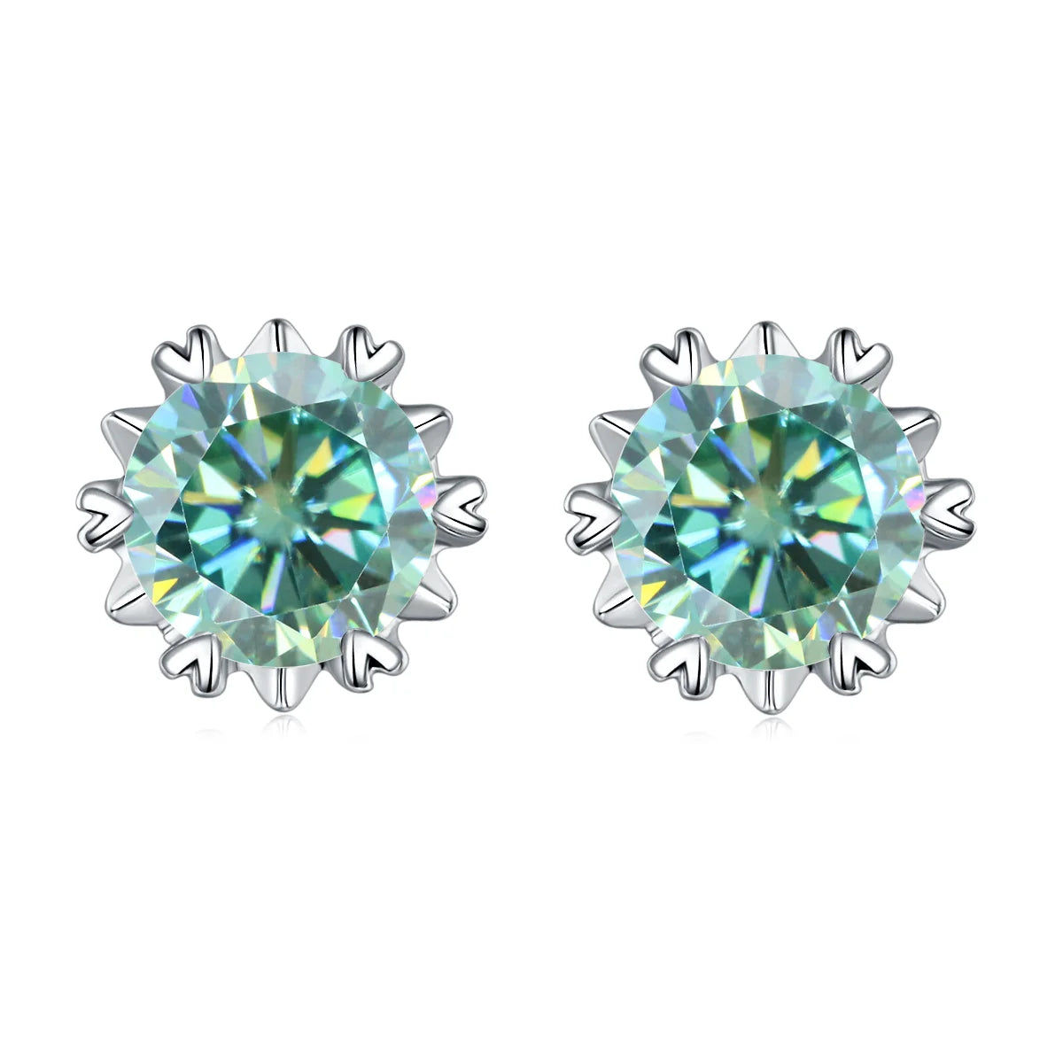 Women's Round Stud Earrings