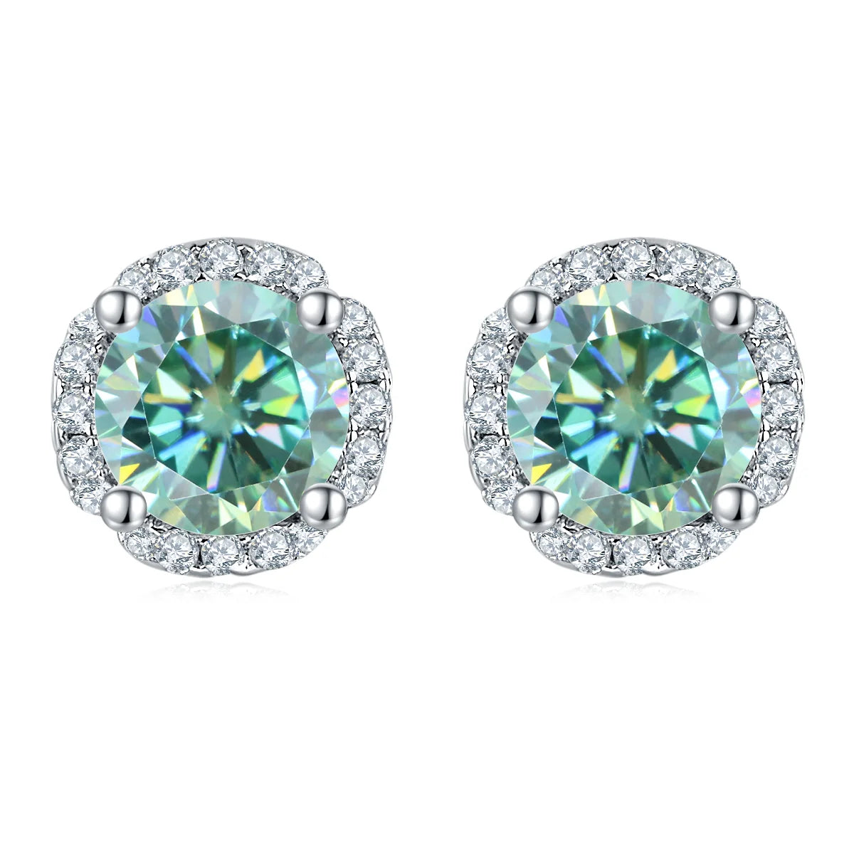 Women's Round Stud Earrings