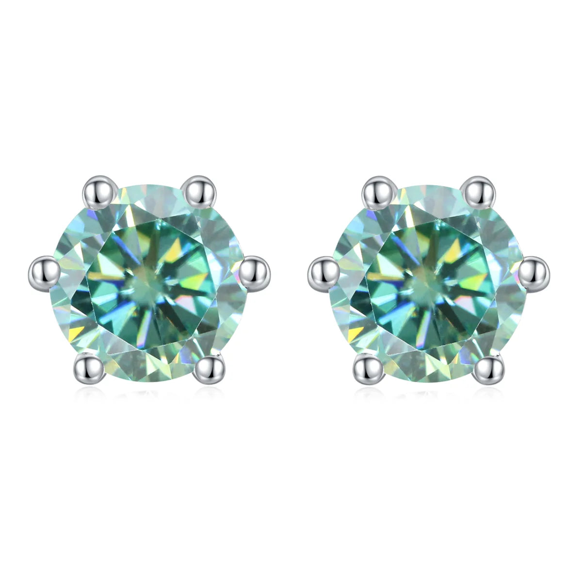 Women's Round Stud Earrings