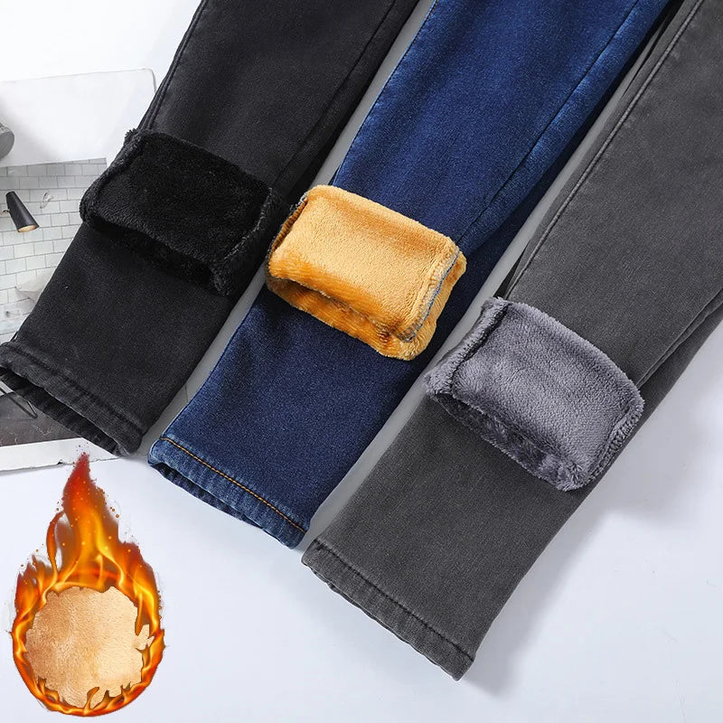 Women's Plush Stretch Thermal Skinny Jeans