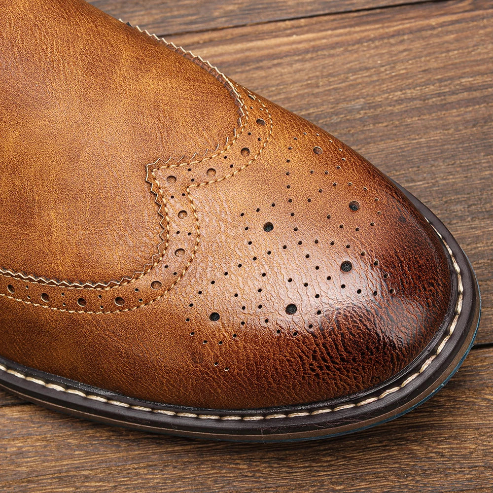 Brogue Chelsea Men Ankle Boot