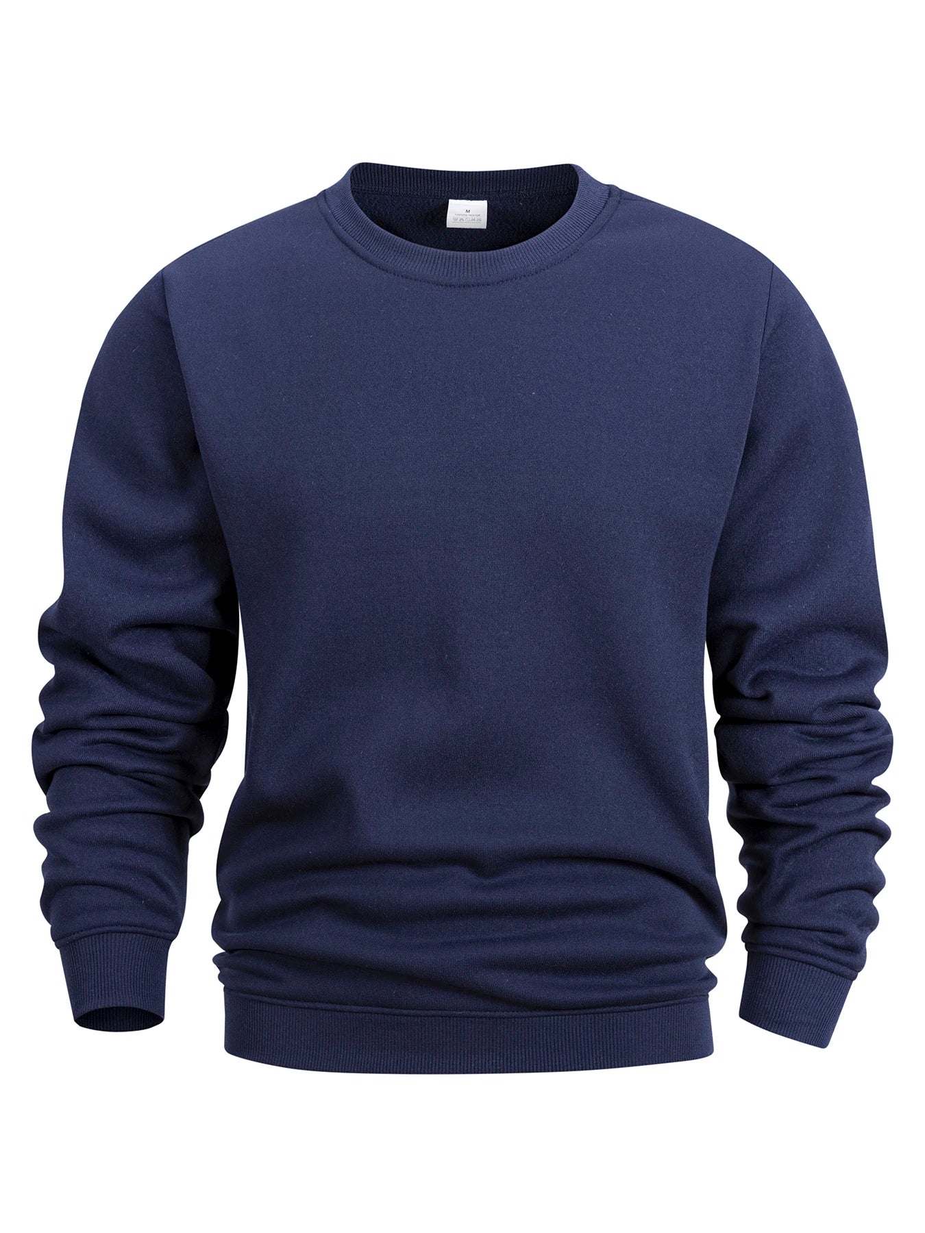 Men's Solid Color Crew Neck Sweatshirt
