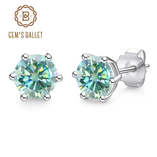Women's Round Stud Earrings