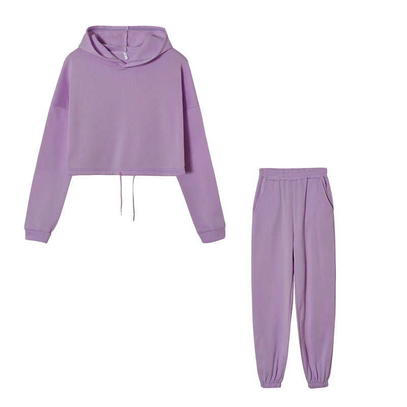 Women's Long-sleeved Casual Two-piece Set