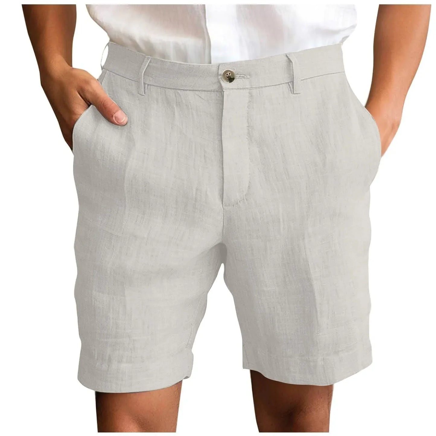 Men's Cotton Linen Shorts