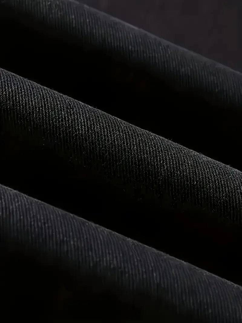 Men's Classic Black Denim Jeans Regular Fit