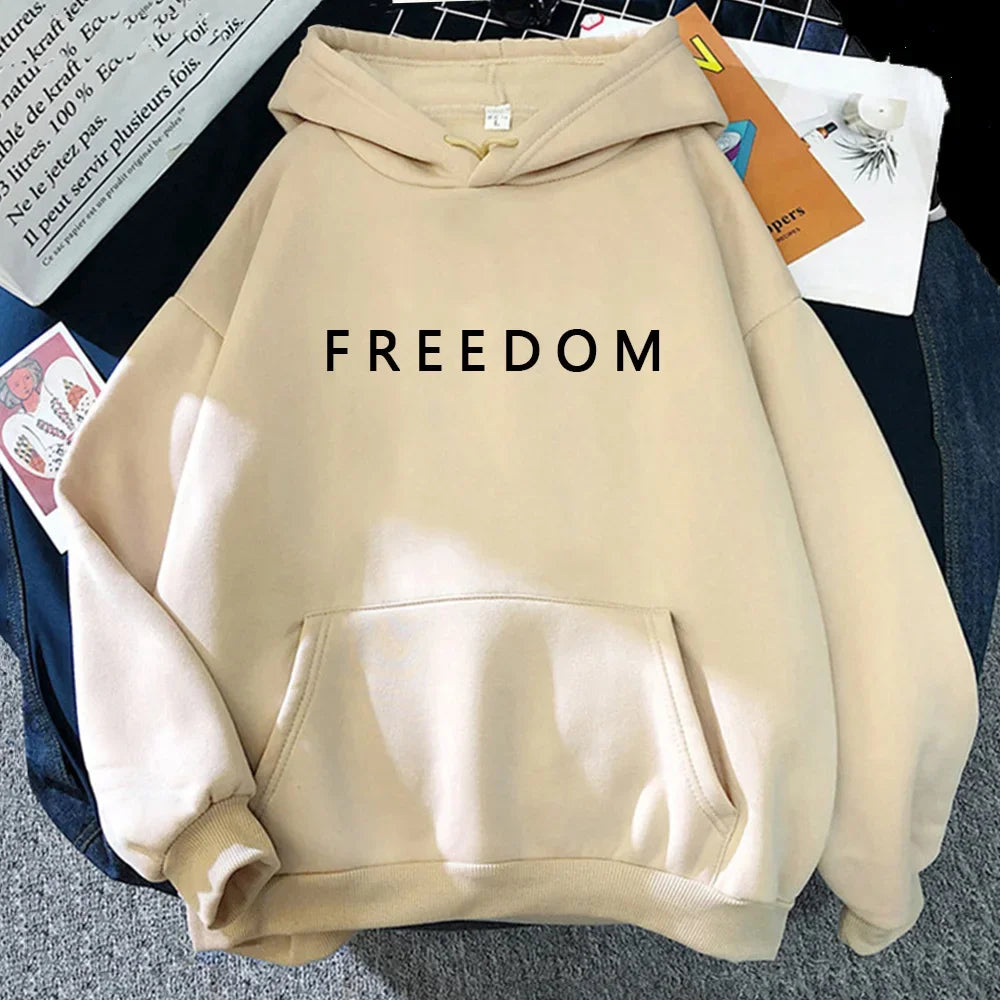 Charlie Kirk FREEDOM Oversized Pullover Sweatshirt Men/women