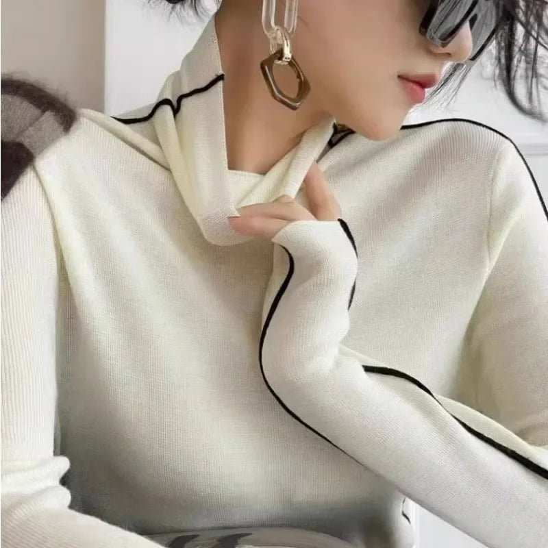 Women's Slim Fit Fashion Turtleneck