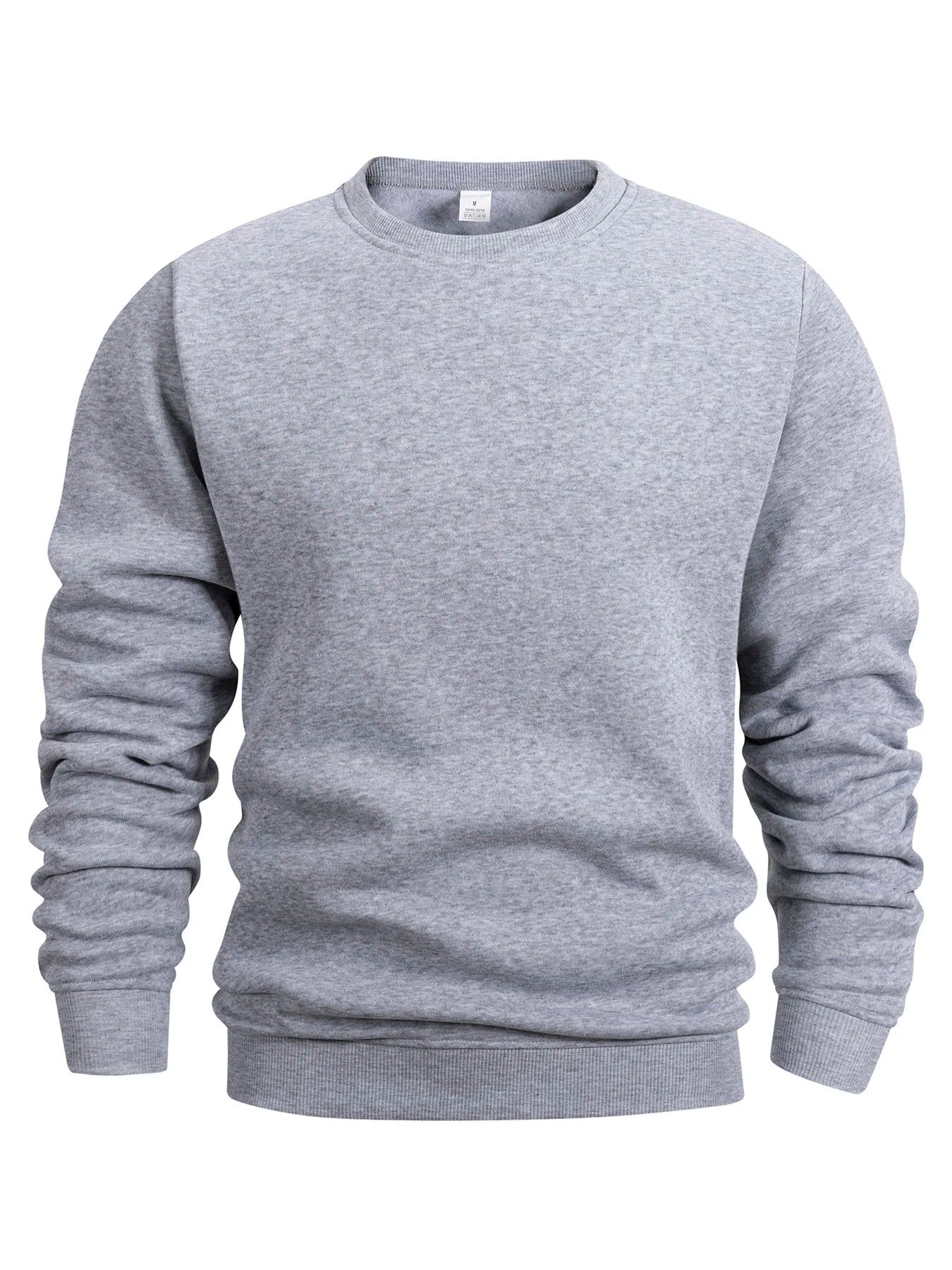 Men's Solid Color Crew Neck Sweatshirt