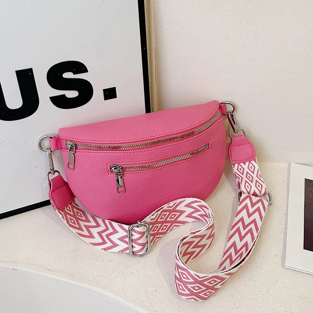 Women Stylish Crossbody Bag with Wide Strap