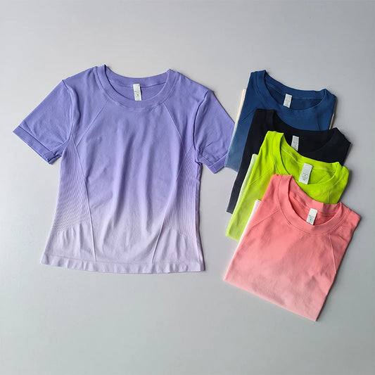 Women's Light Fitting Quick Drying Sports T-shirt