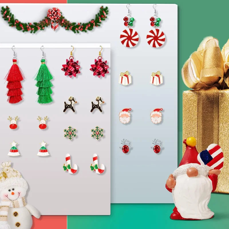 Christmas Dangle Earrings for Women