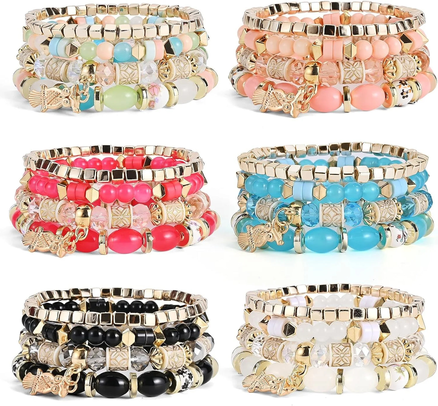 Beaded Bracelet Sets for Women