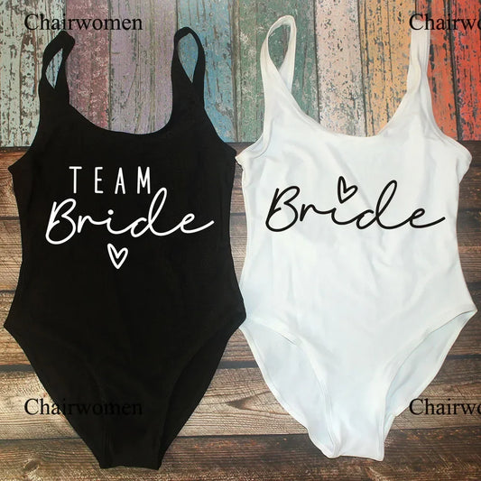 Women's Bridal Team Bride One-Piece Swimsuit