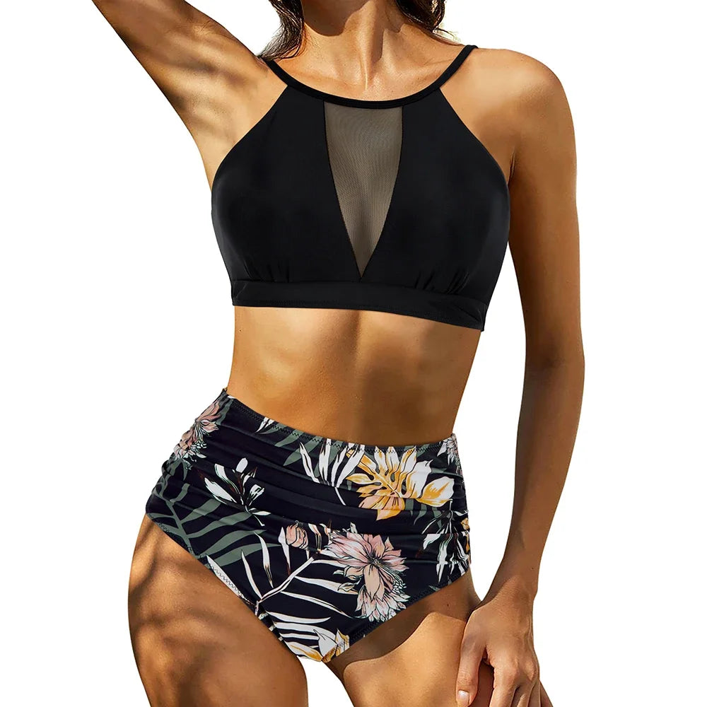 Women's High-Waist Bikini Set