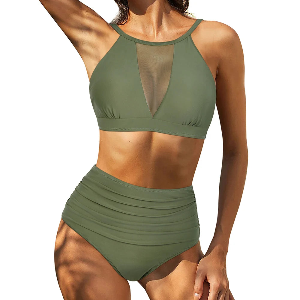 Women's High-Waist Bikini Set