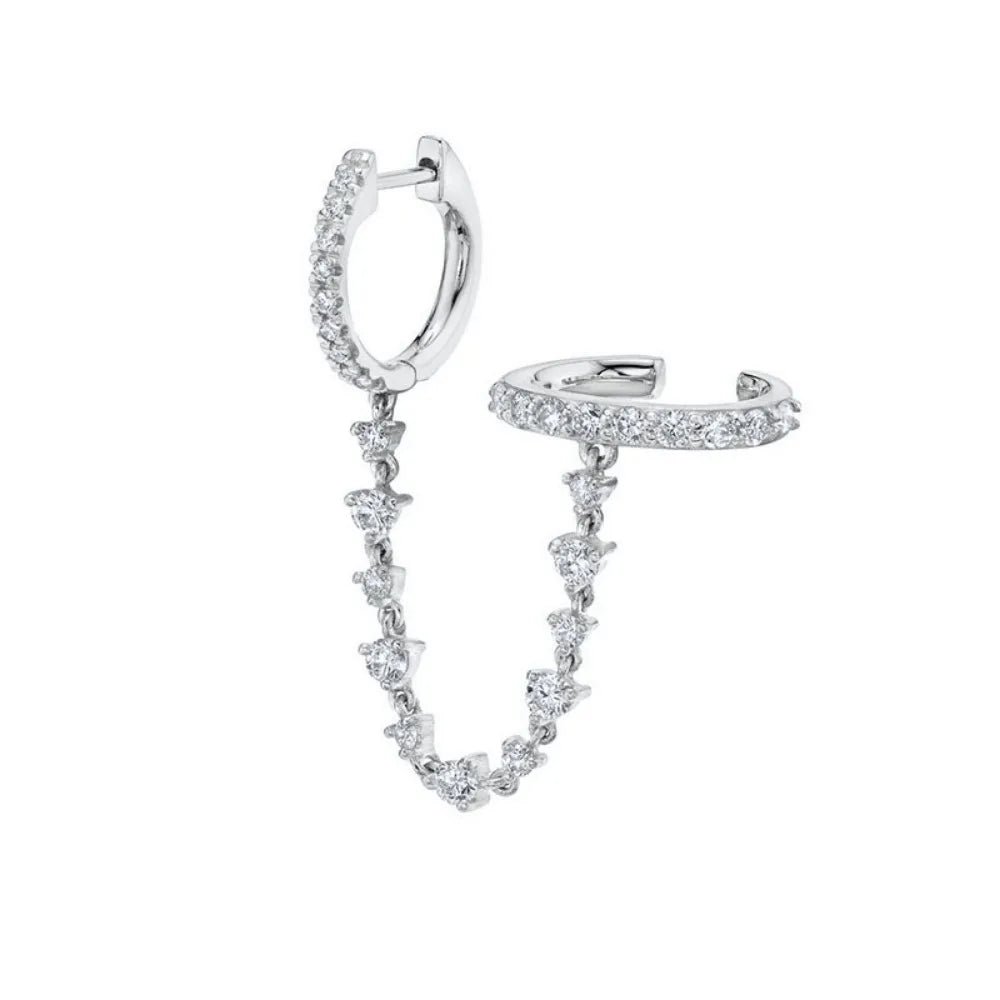 Women's Double Hole Earrings