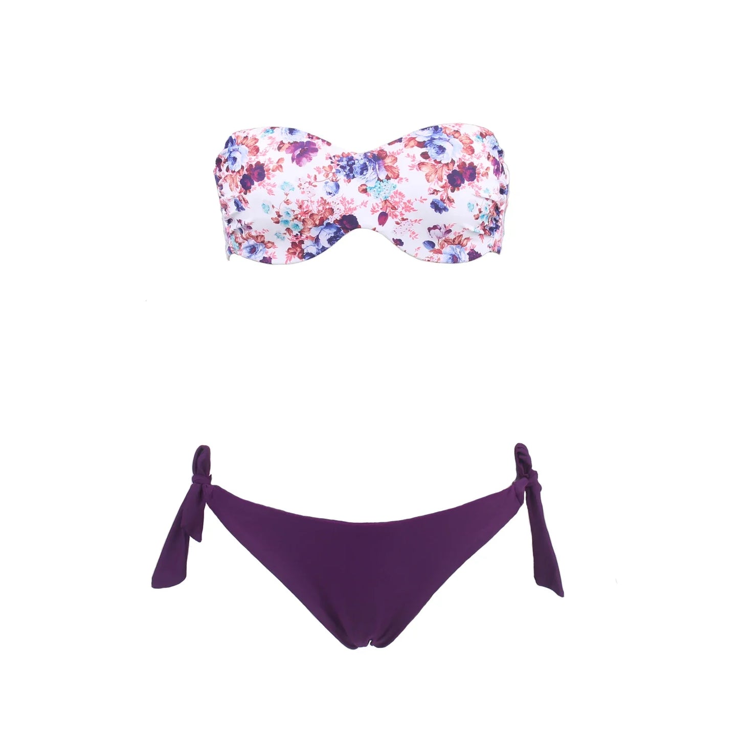 Women's Bikini Push Up Halter Floral Brazilian Bathing Suit