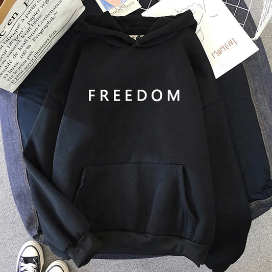 Charlie Kirk FREEDOM Oversized Pullover Sweatshirt Men/women