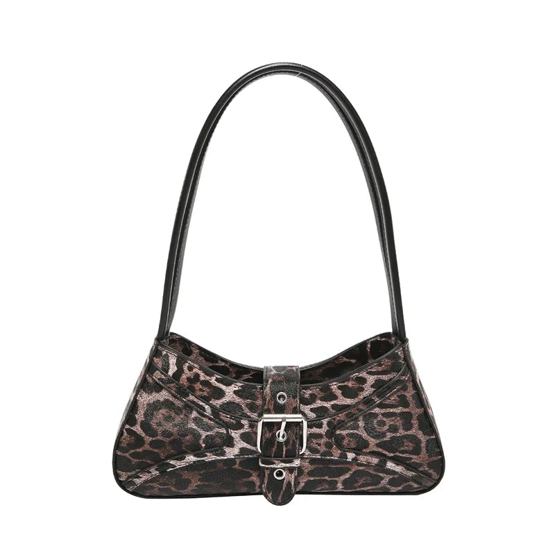 Women's Leopard Print Underarm Shoulder Bag