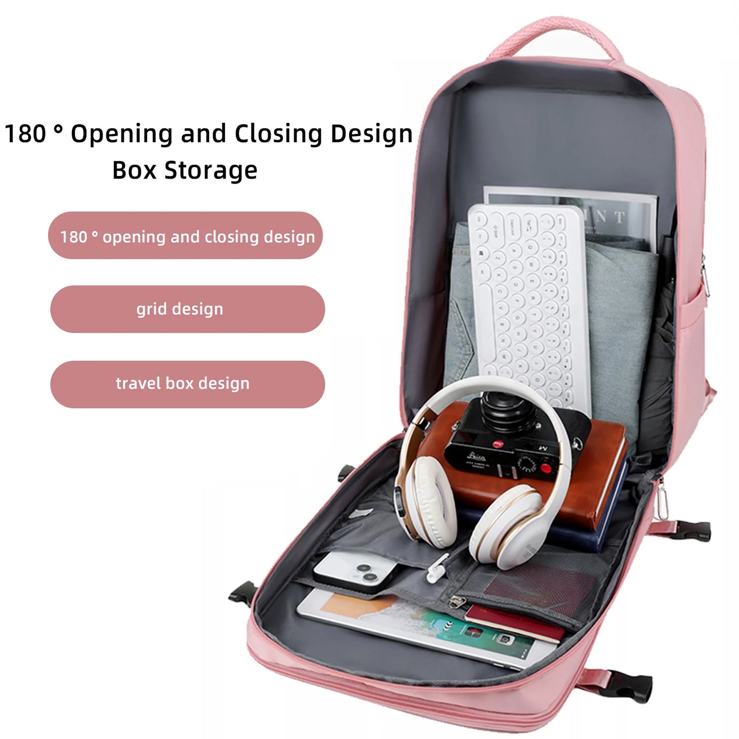 Large Capacity Carry On Luggage Backpack