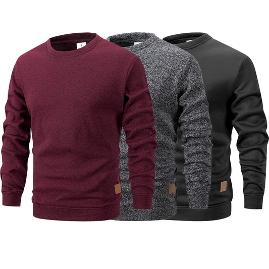 Men's Long Sleeve Crew Neck Sweater