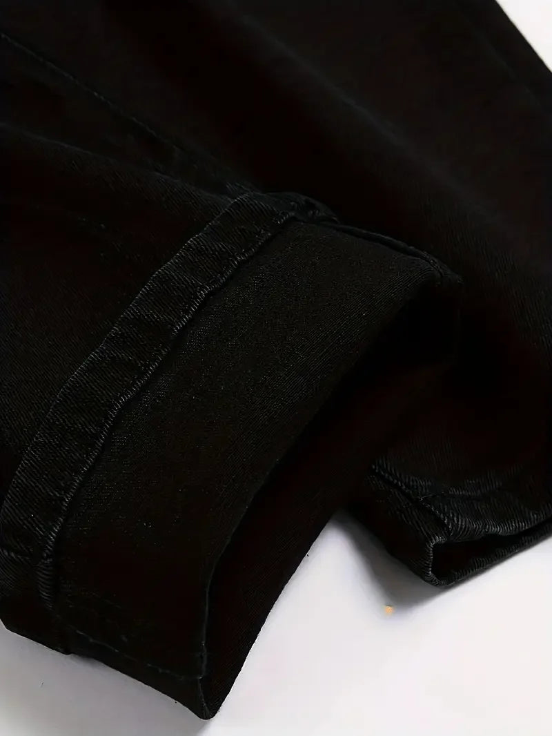 Men's Slim-fit Washed Jeans