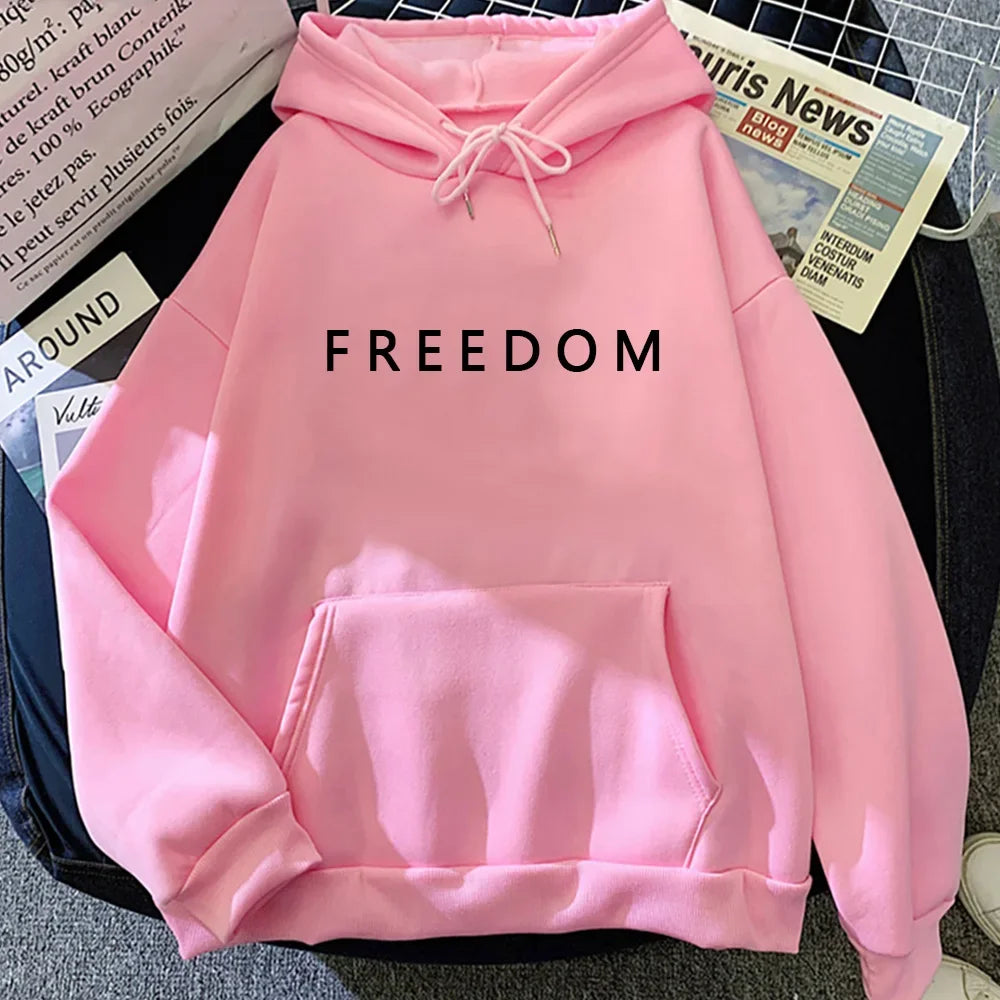Charlie Kirk FREEDOM Oversized Pullover Sweatshirt Men/women
