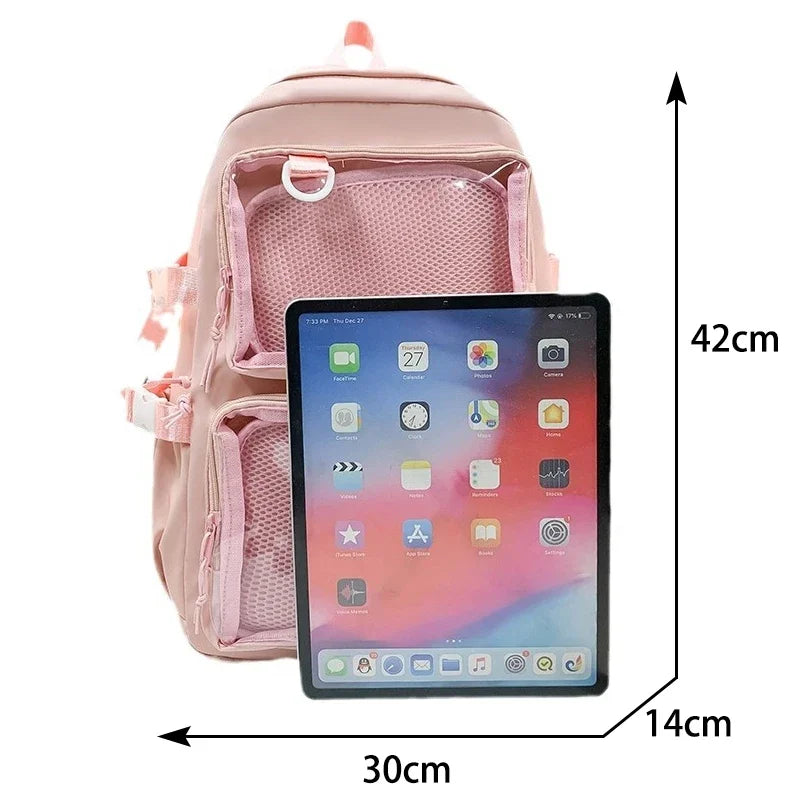 Japanese Kawaii Itabag Transparent Backpack for Women