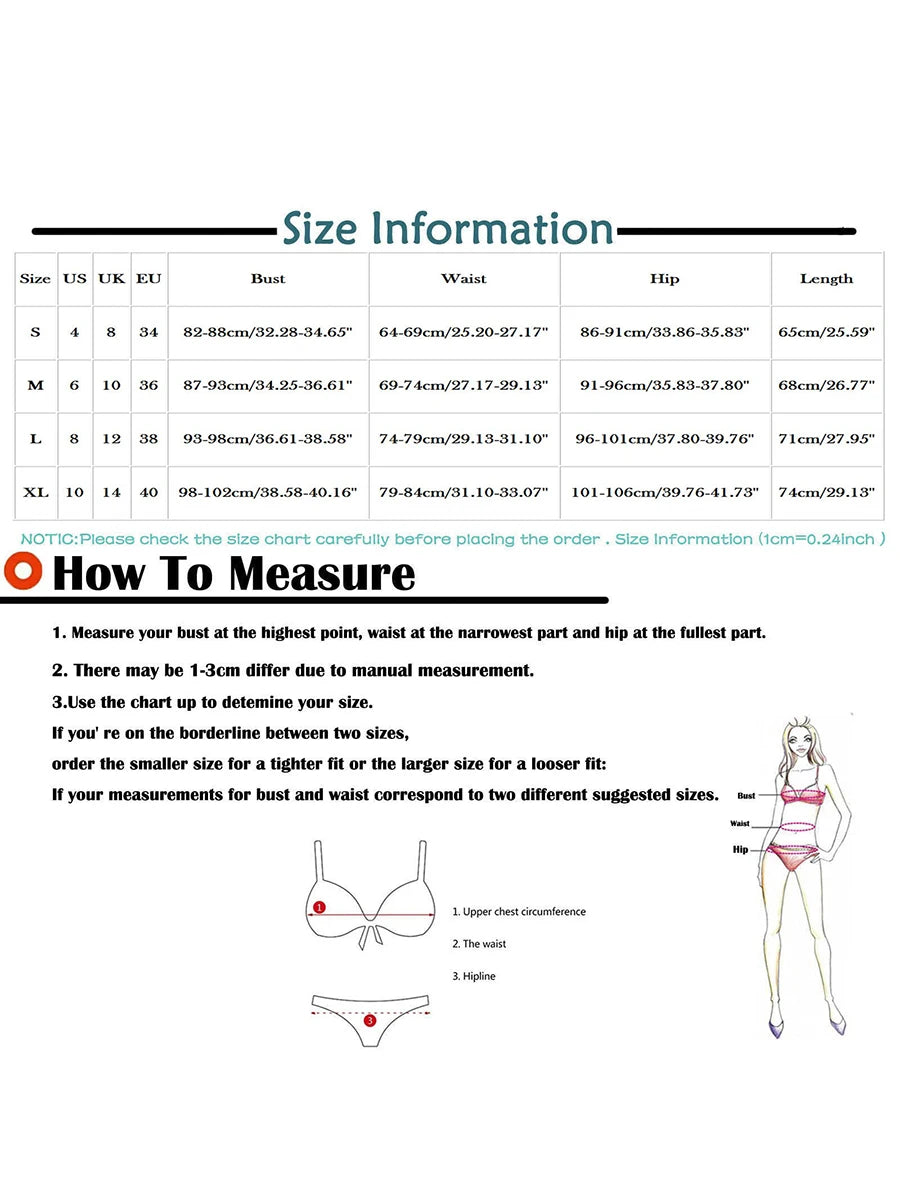 Women's 3 Piece Halter Bikini Swimsuit Set
