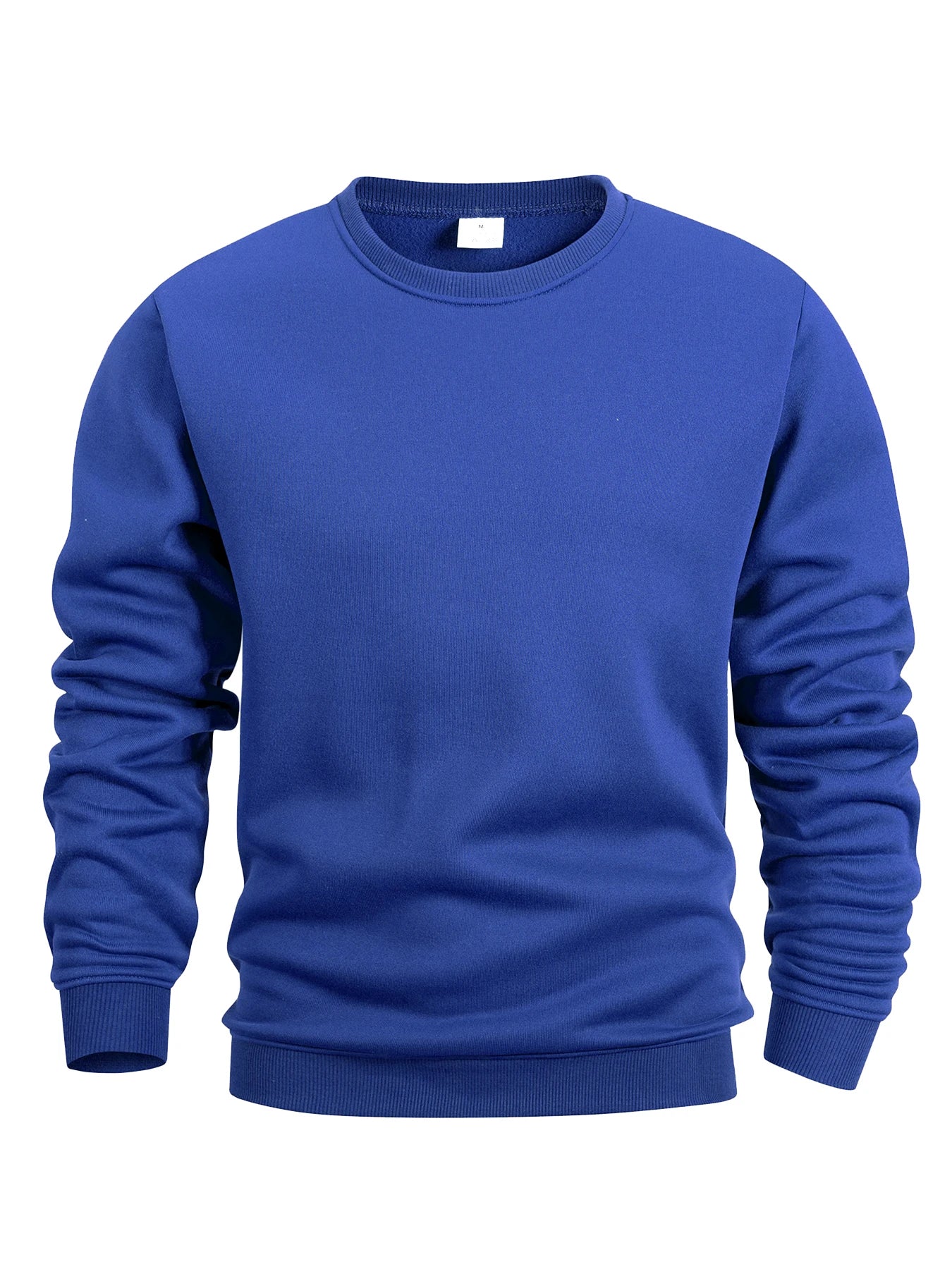 Men's Solid Color Crew Neck Sweatshirt