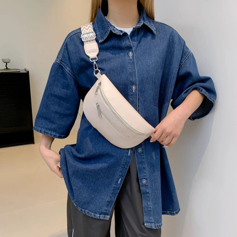 Women Stylish Crossbody Bag with Wide Strap