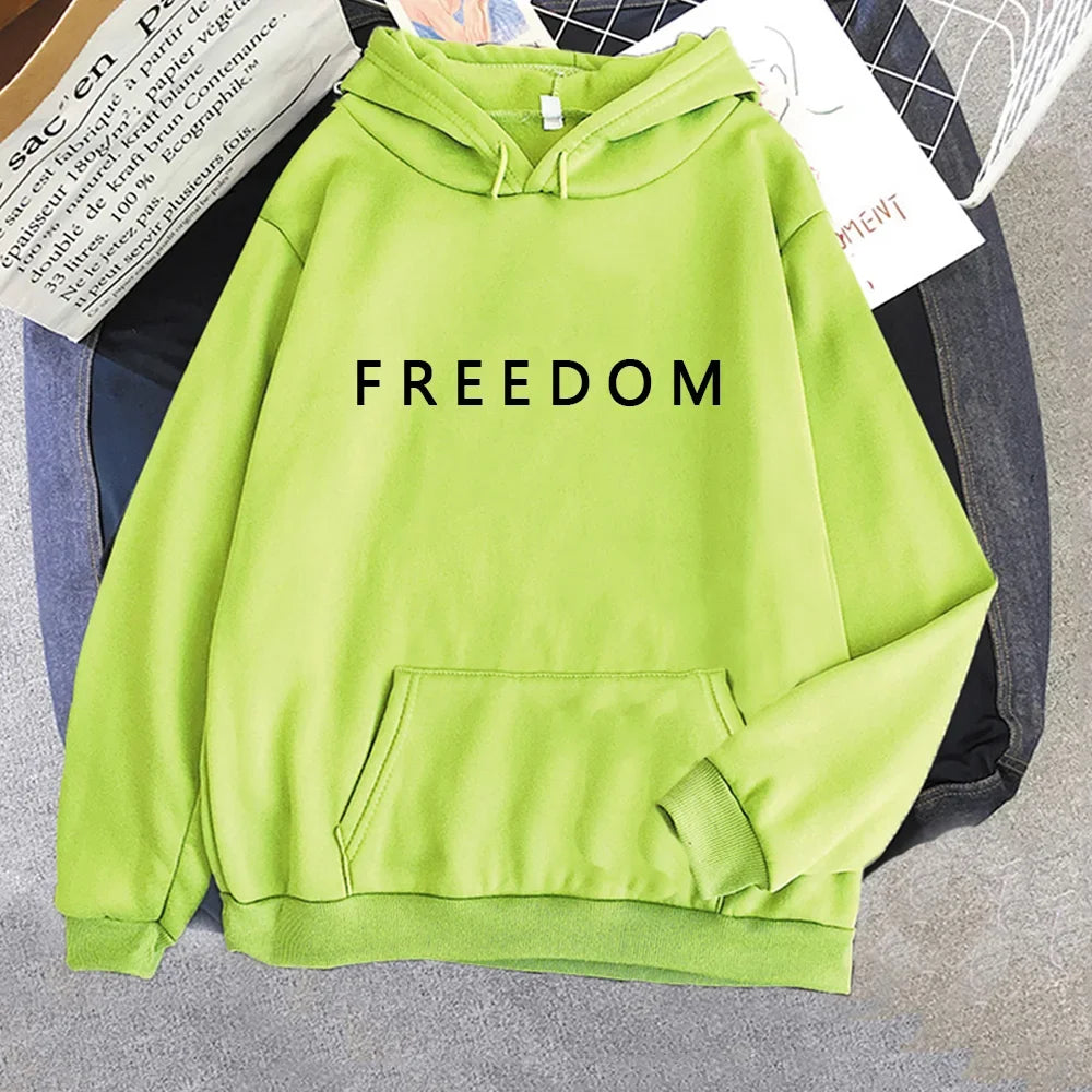 Charlie Kirk FREEDOM Oversized Pullover Sweatshirt Men/women