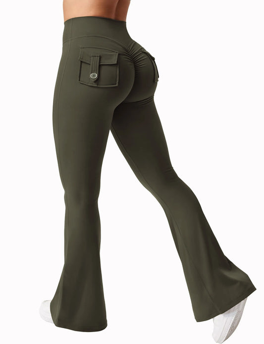Women's Flare Leg High Stretch Yoga Leggings