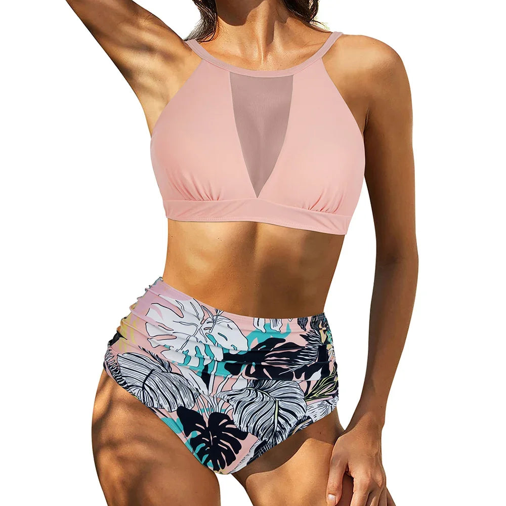 Women's High-Waist Bikini Set