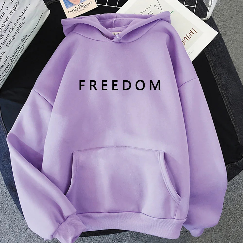 Charlie Kirk FREEDOM Oversized Pullover Sweatshirt Men/women