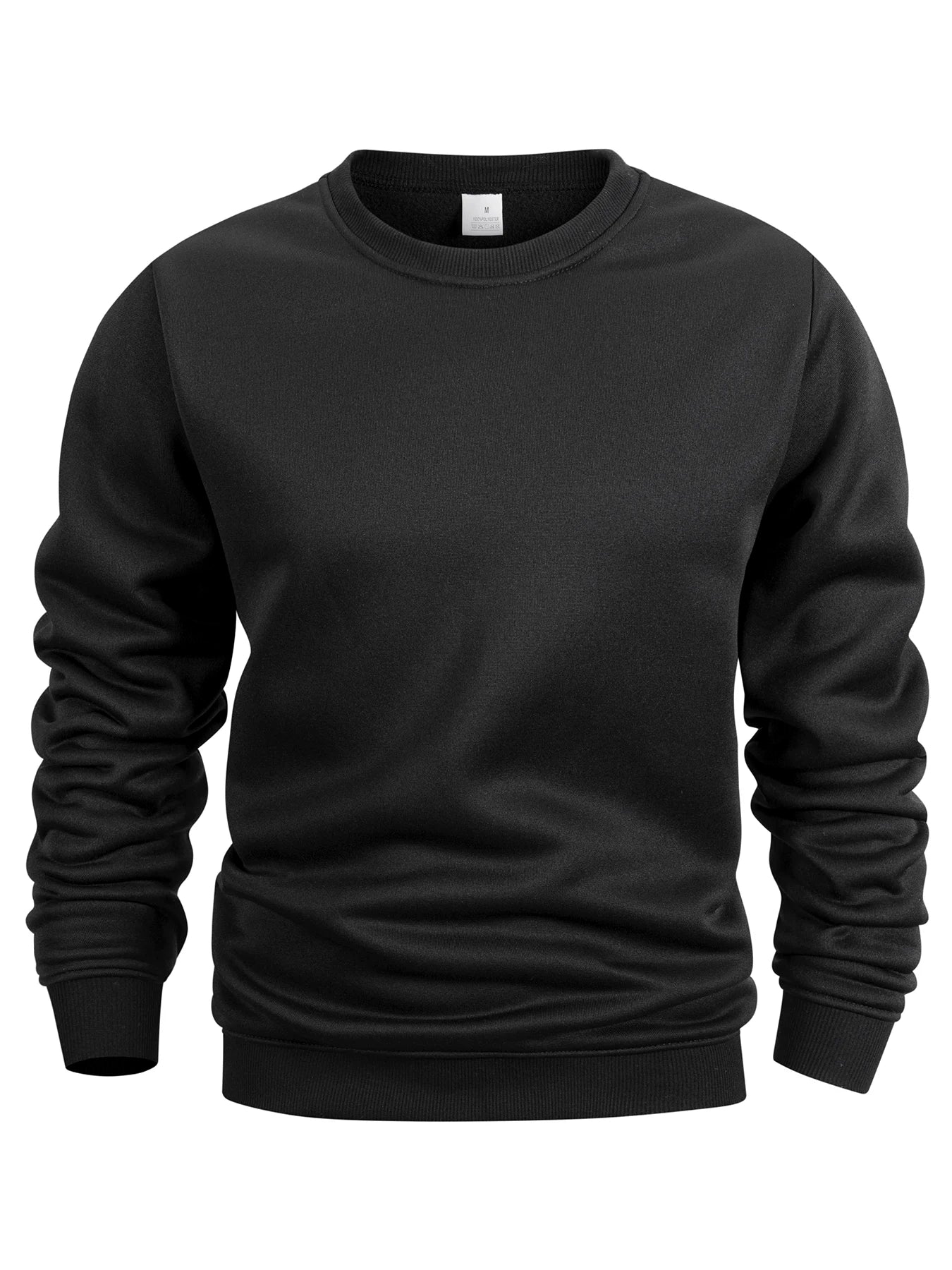 Men's Solid Color Crew Neck Sweatshirt