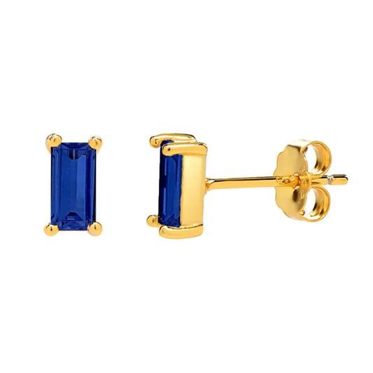 Women's Blue Geometric Earrings