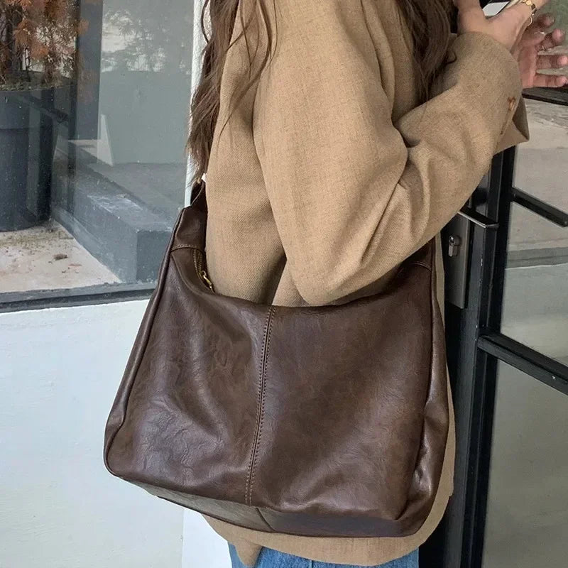 Women's Luxury Messenger Cowhide Handbag