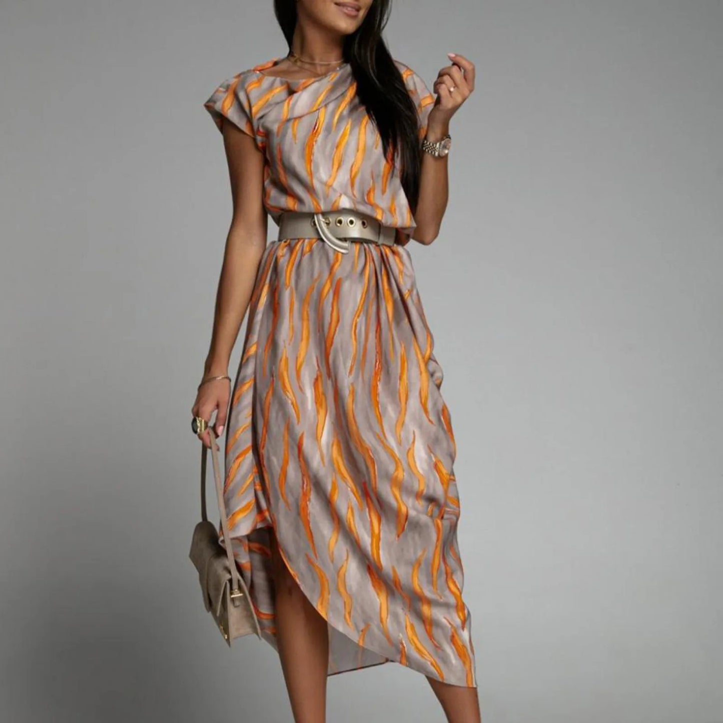Women's Printed A-Line Dress