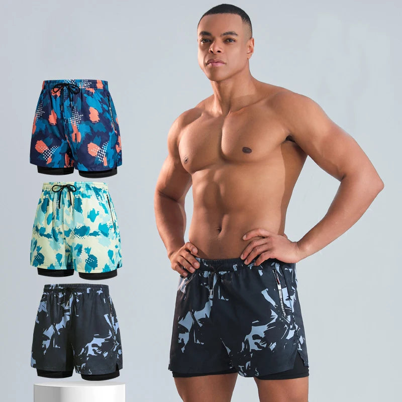 Men's Breathable Swim Trunks